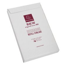 FAF refill no.2 16x10cm 170 sheets, dots - White