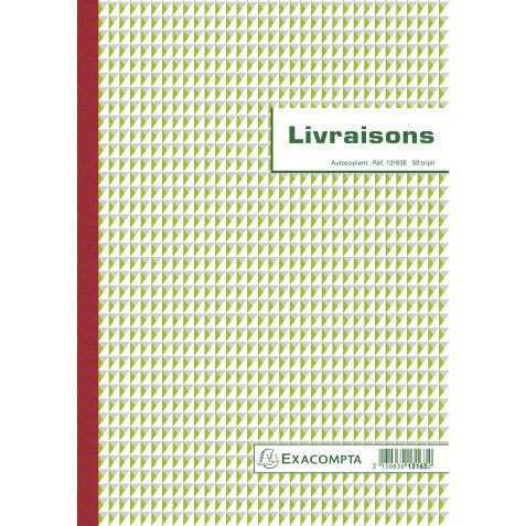 Manifold Livraisons 29,7x21cm 50 feuillets tripli autocopiants