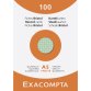 Pk 100 Exa Record Cards 148x21 5/5 Ast - Assorted colours