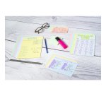 Fiche bristol 148 x 210 mm quadrillée 5 x 5 coloris assortis non perforée Exacompta - Boîte de 100