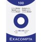 Pk 100 Exa Record Cards 105/148 White - White