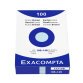 Estuche Exacompta 100 fichas Exacompta cartulina bristol - liso sin taladro 105x148mm - Azul