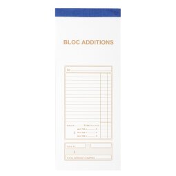 Bill note pad 9,6x23cm 50 duplicate sheets