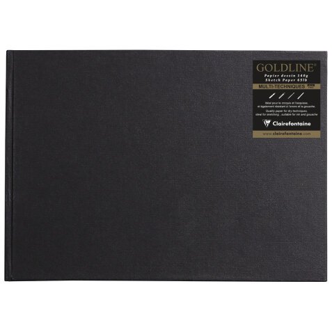 Goldline carnet cousu collé 64F A4 140g I - Ivoire