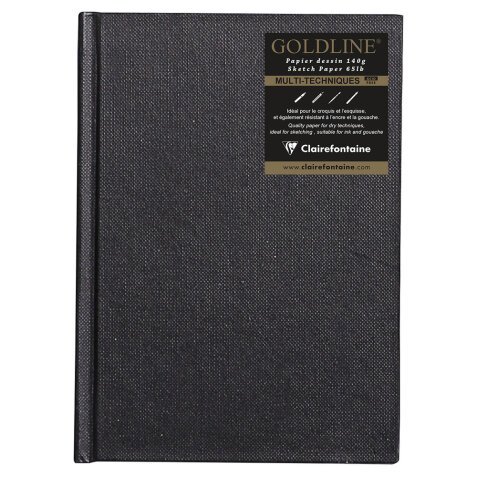 Goldline carnet cousu collé 64F A6 140g F - Ivoire