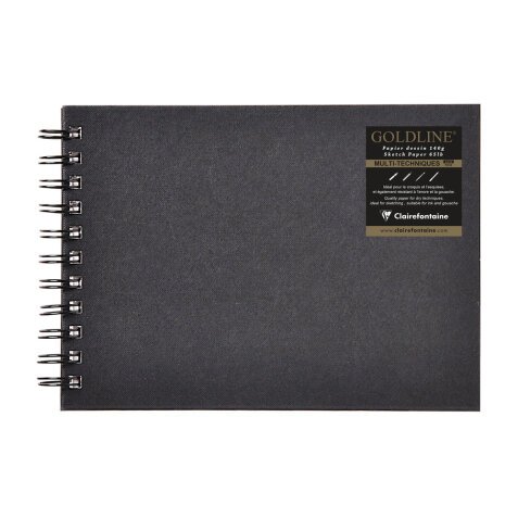 Goldline carnet spiralé 64F A5 140g I - Ivoire