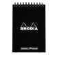 Notepad A6 80 feuilles DOT 80 g. - Noir