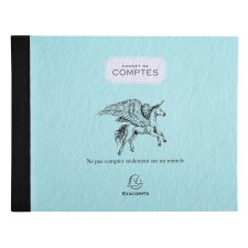 Carnet de comptes pocket 11x15cm 40 pages