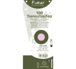 Intercalaires trapèze carte bristol unies perforées Forever - 105 x 240 mm - Paquet de 100