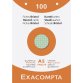 Pk 100 Exa Record Cards 148x21 5/5 Ast - Assorted colours