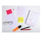 Étui de 100 fiches - bristol blanc quadrillé 5x5 perforé 125x200mm - Blanc