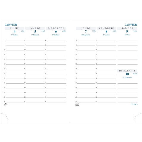 Recharge pour agenda de poche 'Horizons 13', 2026