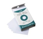 Fiches bristol, A7, ligné, blanc