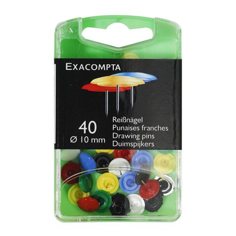 Exacompta Plastic Drawing Pins