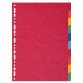 Divider Pressbd Lwght A4 10P - Assorted colours