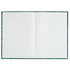 Le Dauphin Notebook Grid, 192 Pages, 170x110 - Assorted marbled