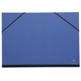 Carton à dessin Couleur à élastiques 52x72cm - Bleu nuit