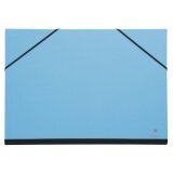 Carton à dessin Couleur à élastiques 52x72cm - Turquoise