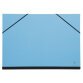 Carton à dessin Couleur à élastiques 37x52cm - Turquoise