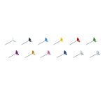 Epingles de signalisation à tête plate