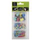 Kit de 58 attaches Aquarel - Couleurs assorties