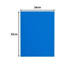 Chemises standard 220 g Exacompta Flash 24 x 32 cm bleu foncé - Paquet de 100