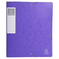 Boite de classement Cartobox Dos 60mm Carte lustrée - A4 - Violet