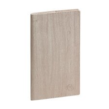 Agenda de poche Eurotime 16 Woody 9 x 16 cm semainier Janvier à Décembre 2025 - Beige