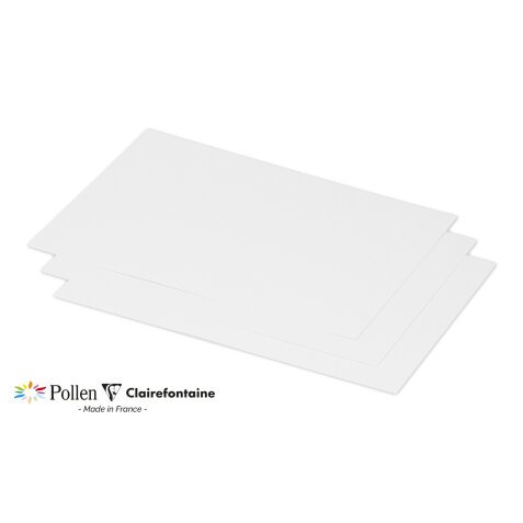 Paquet de 25 cartes simples Pollen 158x222mm 210g/m²