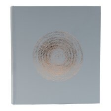 Fotoalbum boek 60 witte pagina's Ellipse - grijs