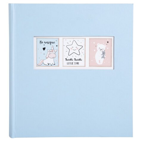 Book Album 60p white 29x32cm Sweet Blue