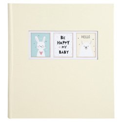 Book Album 60p white 29x32cm Sweet Blue