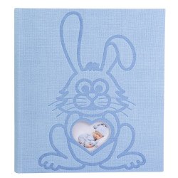 Photo Alb 29x32cm 60p TEDDY Rabbit Blue - Blue