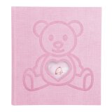 Álbum de fotografías para bebés TEDDY OURS 29x32cm - 300 fotos 60 páginas - Rosa