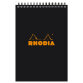 Bloc de bureau Notepad Rhodia 14,8 x 21 cm  noir - ligné - 80 feuilles