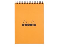 Bloc de bureau Notepad Rhodia orange 14,8 x 21 cm ligné - 80 feuilles