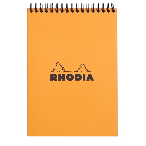 Spiraalblok Rhodia A5 lijn 160 pagina's 80gr oranje