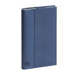 Agenda de poche Eurotime 16S spiralé Duo Kaa 9 x 16 cm Janvier à Décembre 2025 - Bleu