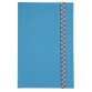 Schrift Iderama 170 x 110 mm 192 pagina's gelijnd  - blauw