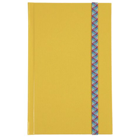 Schrift Iderama 170 x 110 mm 192 pagina's gelijnd - geel