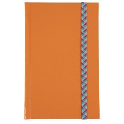Schrift Iderama 170 x 110 mm 192 pagina's gelijnd - oranje