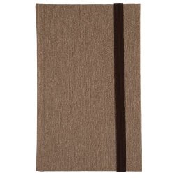 Le Dauphin Notebook 170x110, 192 lined pages - Chestnut brown