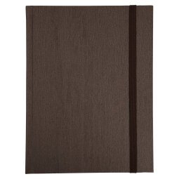 Le Dauphin Notebook 170x110, 192 lined pages - Brown/Black