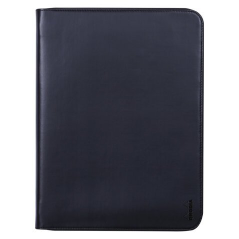 Conférencier Rhodiarama 25,5 x 34 cm noir pour porte-documents A4+ - Noir