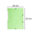 Chemise à élastiques Maxi Capacity, A4, tilleul