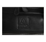 Sacoche en cuir noir Exacompta