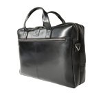 Sacoche double ordin. Exactive Cuir noir - Noir