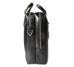 Exacompta Sacoche en cuir noir pour ordinateur portable 15.6''