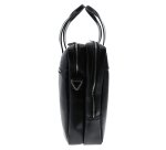 Sacoche double ordin. Exactive Cuir noir - Noir