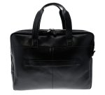 Sacoche double ordin. Exactive Cuir noir - Noir